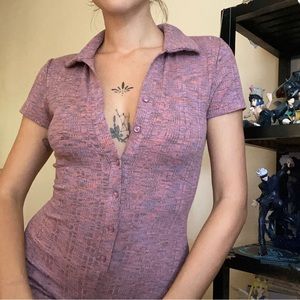 Cute sporty jersey romper